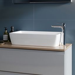 Cersanit City umywalka 60x36 cm nablatowa prostokątna biała EcoBox K35-047-ECO