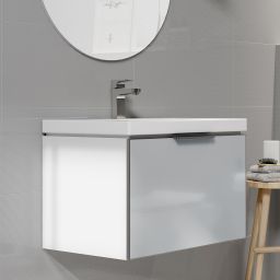 Cersanit Como umywalka 60x45 cm meblowa prostokątna biała EcoBox K32-003-ECO