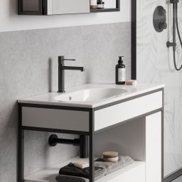 Cersanit Zen umywalka 100,5x45,5 cm prostokątna wpuszczana biała K117-005