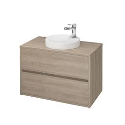 Cersanit Crea umywalka 37,5x37,5 cm wpuszczana okrągła biała K114-002