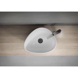 Cersanit Moduo umywalka 44x35,5 cm nablatowa asymetryczna biała K116-051