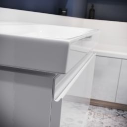 Cersanit Moduo umywalka 80x38 cm prostokątna ścienna-meblowa biała K116-012