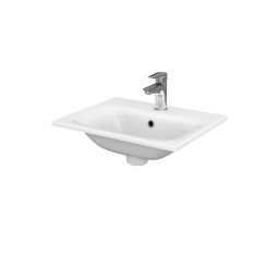 Cersanit Moduo umywalka 49,5x40 cm prostokątna wpuszczana biały połysk K116-042