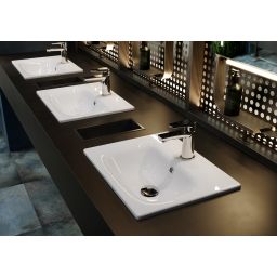 Cersanit Moduo umywalka 49,5x40 cm prostokątna wpuszczana biały połysk K116-042