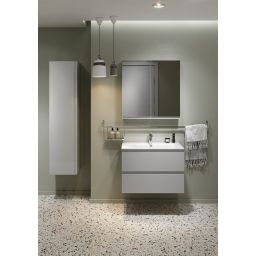 Cersanit Moduo umywalka 80x45 cm wpuszczana prostokątna biała K116-044