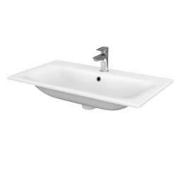 Cersanit Moduo umywalka 80x45 cm wpuszczana prostokątna biała K116-044