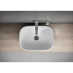 Cersanit Moduo umywalka 50x36 cm nablatowa prostokątna biała K116-050