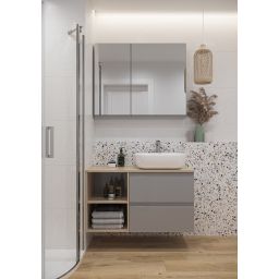 Cersanit Moduo umywalka 50x36 cm nablatowa prostokątna biała K116-050