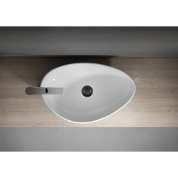 Cersanit Moduo umywalka 56,5x36,5 cm nablatowa asymetryczna biała K116-052