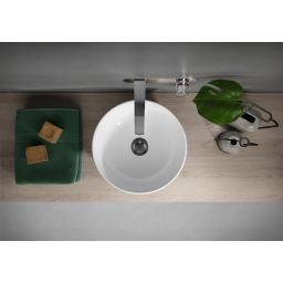 Cersanit Moduo umywalka 35 cm nablatowa okrągła EcoBox biała K116-047-ECO