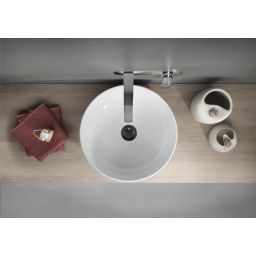Cersanit Moduo umywalka 40 cm nablatowa okrągła EcoBox biała K116-048-ECO