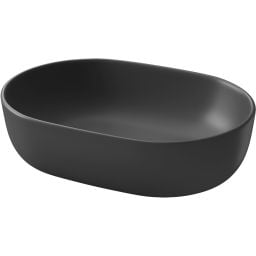 Cersanit Moduo umywalka 50x35,5 cm nablatowa owalna antracyt K116-107