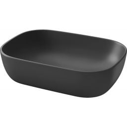 Cersanit Moduo umywalka 50x36 cm nablatowa prostokątna antracyt K116-108