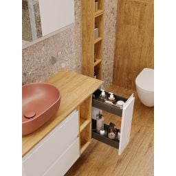 Cersanit Moduo umywalka 50x35,5 cm owalna nablatowa ceglasty mat K116-131