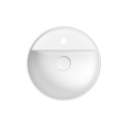 Cersanit Moduo umywalka 40x40 cm okrągła nablatowa biała K116-153