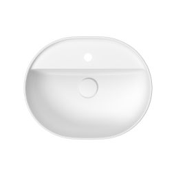 Cersanit Moduo umywalka 50x40 cm owalna nablatowa biała K116-154