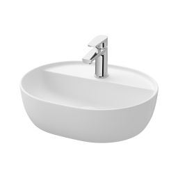 Cersanit Moduo umywalka 50x40 cm owalna nablatowa biała K116-154