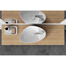 Cersanit Moduo umywalka 55x35,5 cm nablatowa biała K116-155