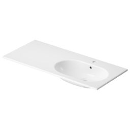 Cersanit Zen umywalka 100,5x45,5 cm prostokątna wpuszczana biała K117-006
