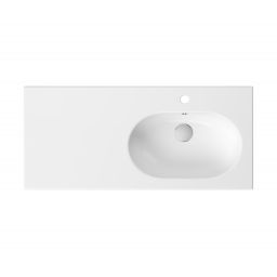 Cersanit Zen umywalka 100,5x45,5 cm prostokątna wpuszczana biała K117-006