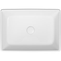 Cersanit City umywalka 51x36 cm nablatowa prostokątna biała EcoBox K35-048-ECO