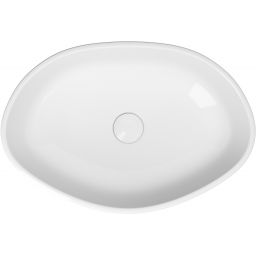 Cersanit City umywalka 53x35 cm nablatowa owalna biała EcoBox K35-046-ECO