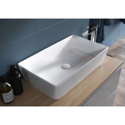 Cersanit City umywalka 60x36 cm nablatowa prostokątna biała EcoBox K35-047-ECO