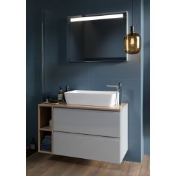 Cersanit City umywalka 60x36 cm nablatowa prostokątna biała EcoBox K35-047-ECO