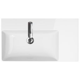 Cersanit Inverto umywalka 80x45 cm prawa nablatowa biała K671-006