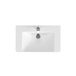 Cersanit Mille umywalka 81x48,5 cm prostokątna ścienna-meblowa biała K675-003