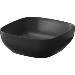 Cersanit Larga umywalka 38 cm nablatowa kwadratowa antracyt mat K677-012