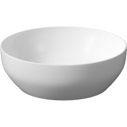 Cersanit Larga umywalka 40 cm nablatowa okrągła biały mat K677-018