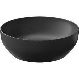 Cersanit Larga umywalka 38 cm nablatowa okrągła antracyt mat K677-019