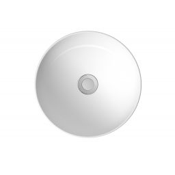 Mito Savio umywalka 40x40 cm okrągła nablatowa biała K711-001