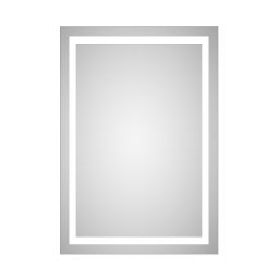 Dubiel Vitrum Focus lustro prostokątne 60x80 cm z oświetleniem