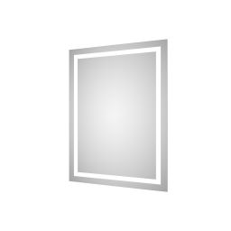 Dubiel Vitrum Focus lustro prostokątne 60x80 cm z oświetleniem