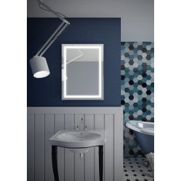 Dubiel Vitrum Focus lustro prostokątne 60x80 cm z oświetleniem