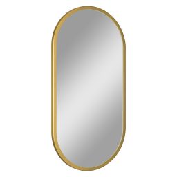 Dubiel Vitrum Evo lustro 50x100 cm owalne złote