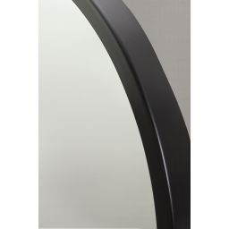 Dubiel Vitrum Ring 2 lustro okrągłe 80 cm czarne