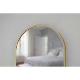 Dubiel Vitrum Joy lustro owalne 40x80 cm rama złota