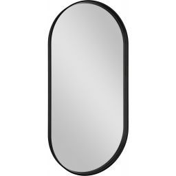 Dubiel Vitrum Tokio lustro 100x50 cm owalne rama czarna