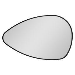 Dubiel Vitrum Chili lustro 80x51 cm w czarnej aluminiowej ramie