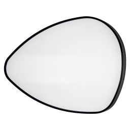 Dubiel Vitrum Chili lustro 80x51 cm w czarnej aluminiowej ramie