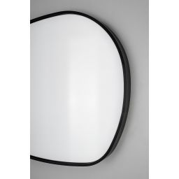 Dubiel Vitrum Chili lustro 80x51 cm w czarnej aluminiowej ramie