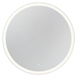 Dubiel Vitrum Niva lustro 80x80 cm okrągłe z oświetleniem LED