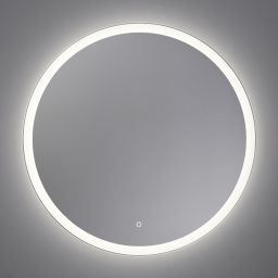 Dubiel Vitrum Niva lustro 80x80 cm okrągłe z oświetleniem LED