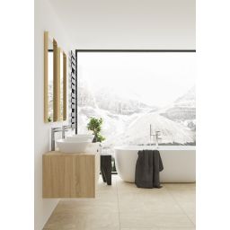 Dubiel Vitrum Rio Gold lustro łazienkowe 60x100 cm prostokątne rama złota