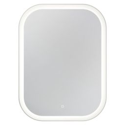 Dubiel Vitrum Indigo lustro 60x80 cm prostokątne z oświetleniem LED