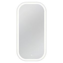 Dubiel Vitrum Indigo lustro 50x100 cm prostokątne z oświetleniem LED