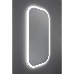 Dubiel Vitrum Indigo lustro 50x100 cm prostokątne z oświetleniem LED